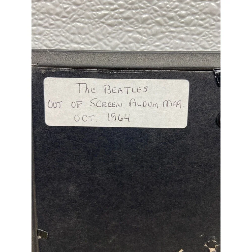 The Beatles Out Of Screen Album 1964 Framed Picture